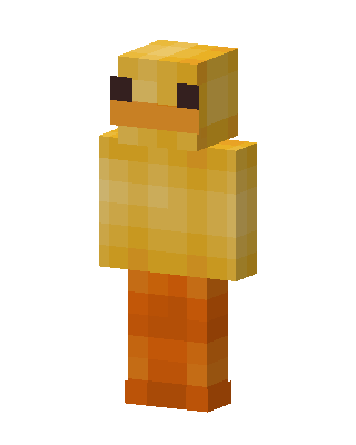 Rubber Duck skin, 3D preview