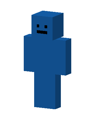 Blue Blockhead Minecraft blue skin