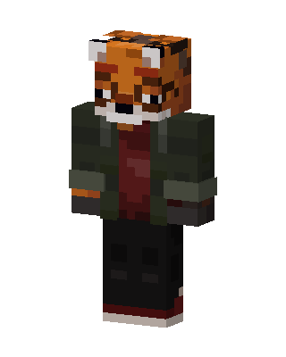 Tiger Hoodie Minecraft skin