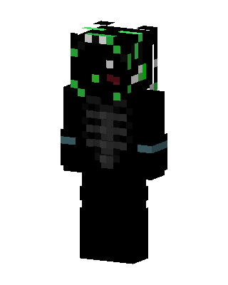 Black Villain Boy skin, 3D preview