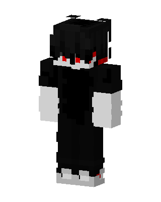 Red Eyed Hoodie skin, 3D preview