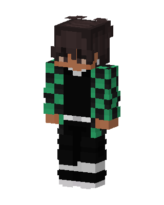 Tanjiro Kamado skin, 3D preview