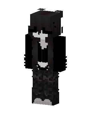 Black Animal skin, 3D preview