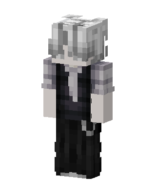 Silver Vest Boy skin, 3D preview