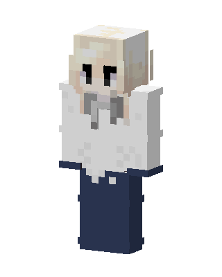 Blonde Sailor Girl skin, 3D preview