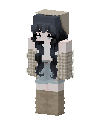 Cozy Plaid Girl Minecraft skin