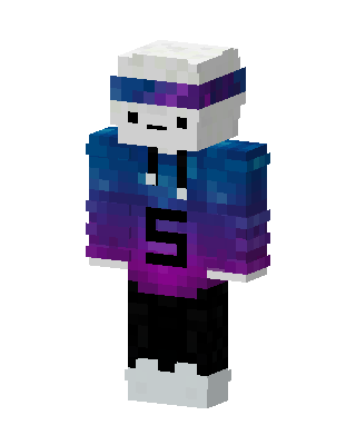 Galaxy Hoodie skin, 3D preview