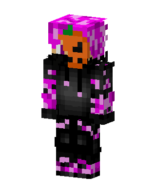 Pumpkin Hoodie skin, 3D preview