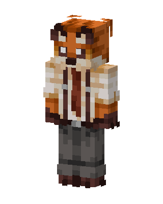 Fox Gentleman skin, 3D preview