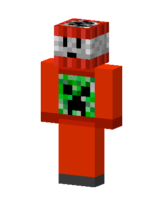 Orange Villain Boy Minecraft skin