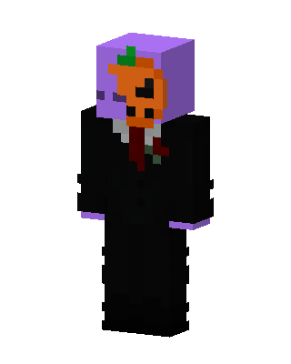 Pumpkin Head Suit skin, 3D preview