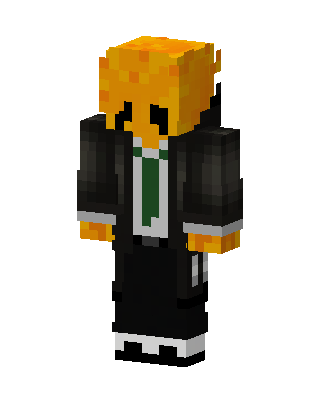 Pumpkin Suit skin, 3D preview