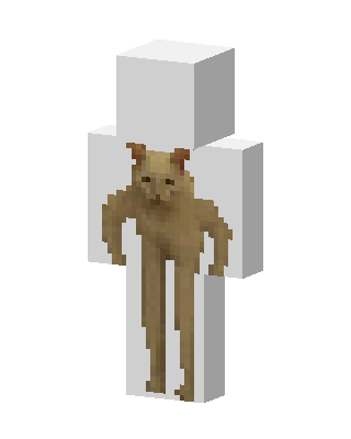 Lanky Cat skin, 3D preview