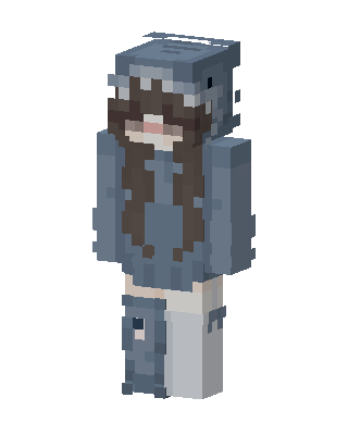 Gray Animal Boy skin, 3D preview