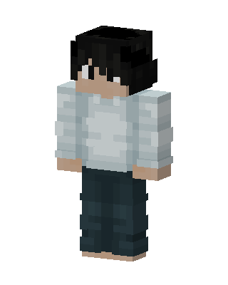 L Lawliet skin, 3D preview