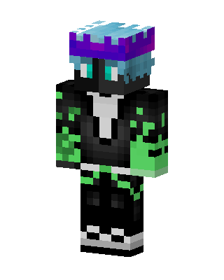 Black Gamer Boy skin, 3D preview