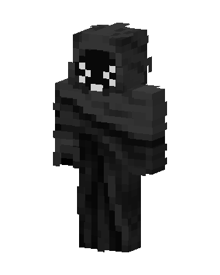 Black Hooded Villain Minecraft skin