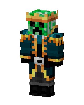 Teal Knight Boy skin, 3D preview