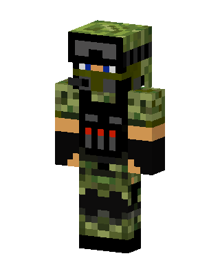 Camo Operator Minecraft skin