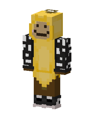 Banana Hoodie Minecraft skin