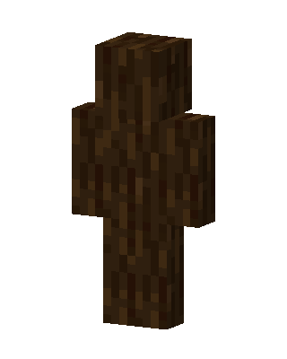 Log Man skin, 3D preview