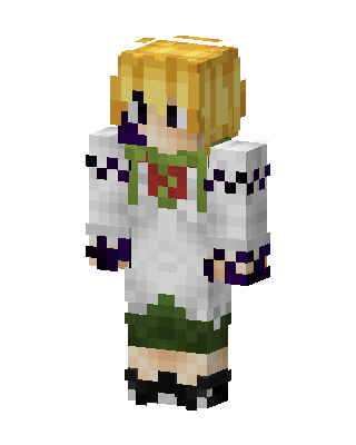 White Anime Girl Minecraft skin