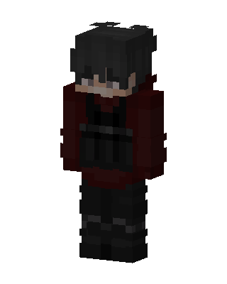 Crimson Techwear skin, 3D preview