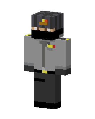 Masked Officer skin, 3D preview