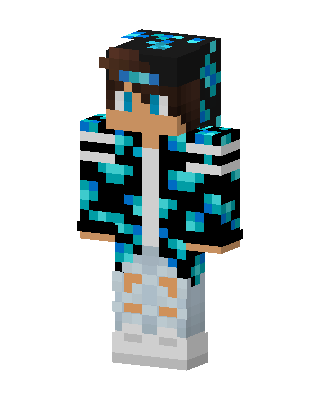 Diamond Hoodie skin, 3D preview