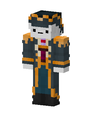 Pirate Captain skin, 3D preview