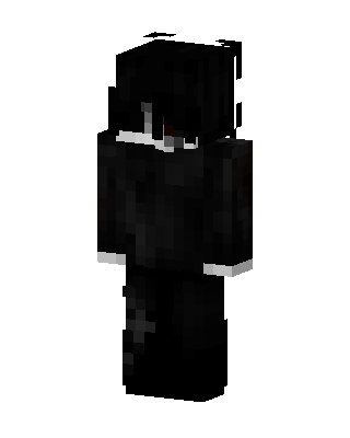 Black Ninja Boy skin, 3D preview