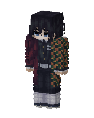 Giyu Tomioka skin, 3D preview
