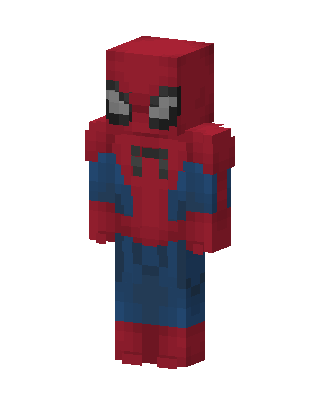 Spider-Man skin, 3D preview