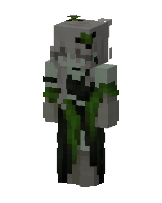 Mossy Wraith skin, 3D preview