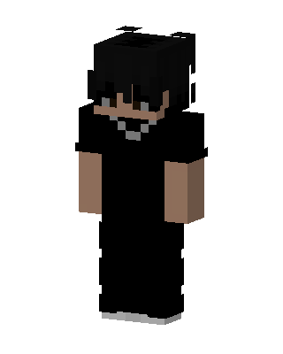 Dark Streetwear Boy skin, 3D preview
