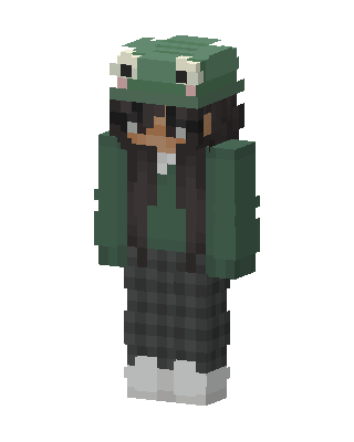 Frog Hat Girl Minecraft skin