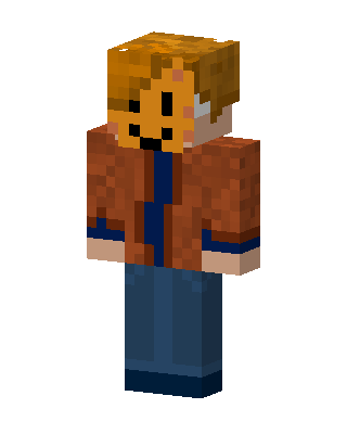 Pumpkin Jacket skin, 3D preview