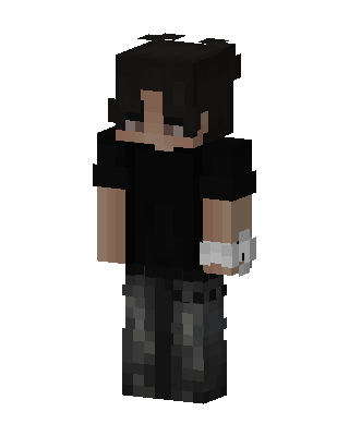 Dark Streetwear Boy skin, 3D preview