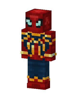 Iron Spider skin, 3D preview