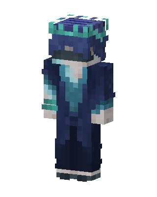 Ocean Mage skin, 3D preview