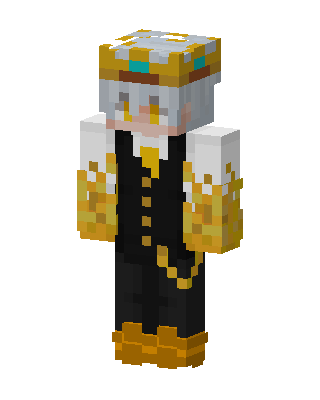 Golden King Minecraft skin