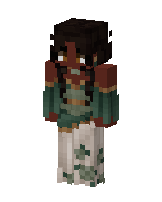Forest Maiden skin, 3D preview