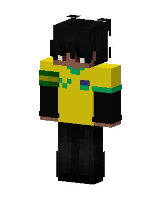 Brazil Jersey Boy skin, 3D preview