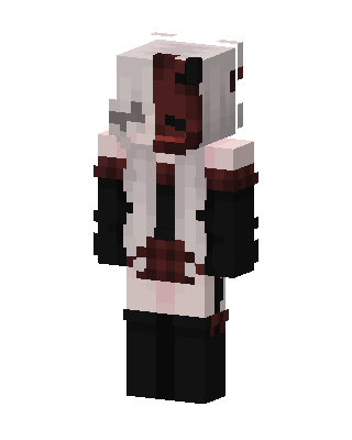 White Hero Boy skin, 3D preview