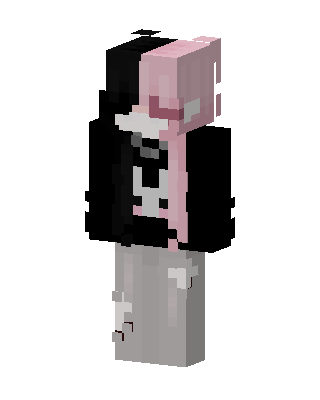 Black Anime Girl Minecraft e-girl skin