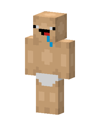 Brown Costume skin, 3D preview