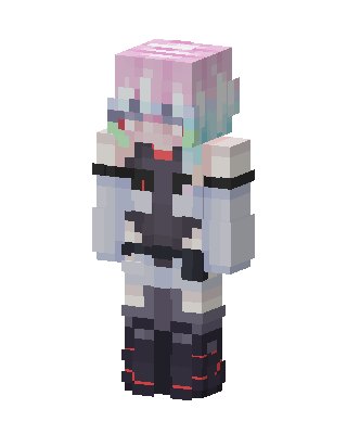Cyber Pastel skin, 3D preview