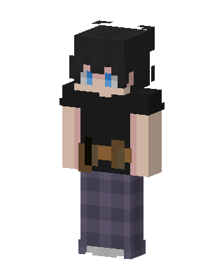 Plaid Pants Boy skin, 3D preview