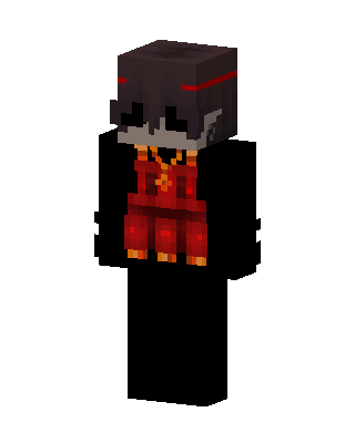 Black Player Boy skin, 3D preview