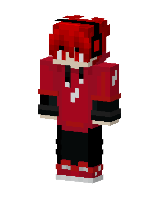 Red Player Boy skin, 3D preview